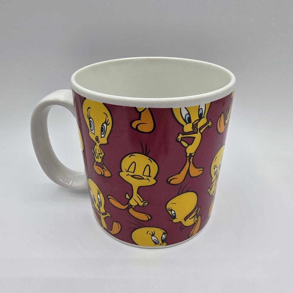 Tweety Bird Looney Tunes Mug 1994 Applause Inc Vintage Cartoon Character Cup